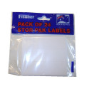 Pack of 24 spare parts tray labels