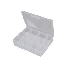 14 Compartment Medium Storage Box - Clear