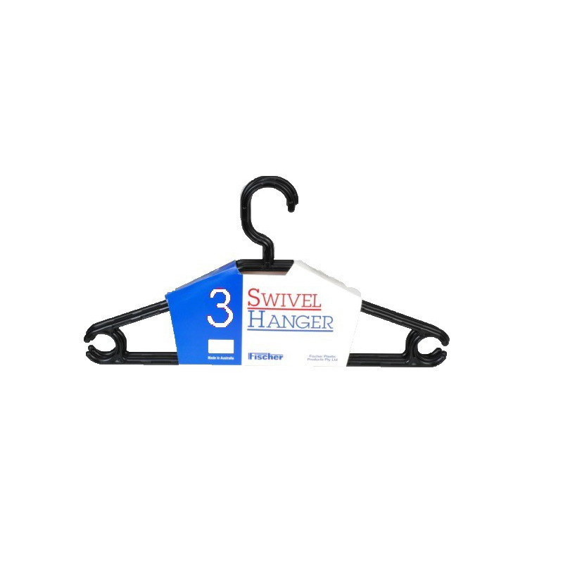 Plastic Swivel Hanger 3 Packs - 410mm