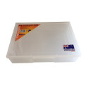 1 Compartment A4 Storage Box - Clear
