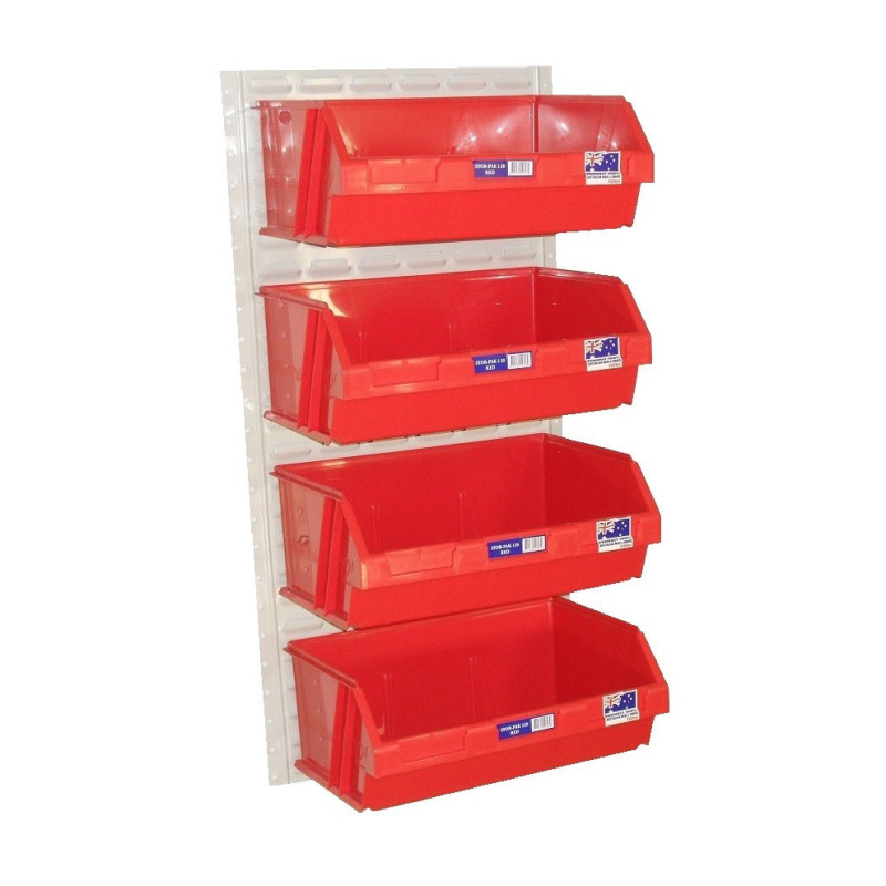 Louvre Panel Kit with Stor-Pak 120 Plastic Boxes