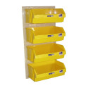 Louvre Panel Kit with Stor-Pak 120 Plastic Boxes