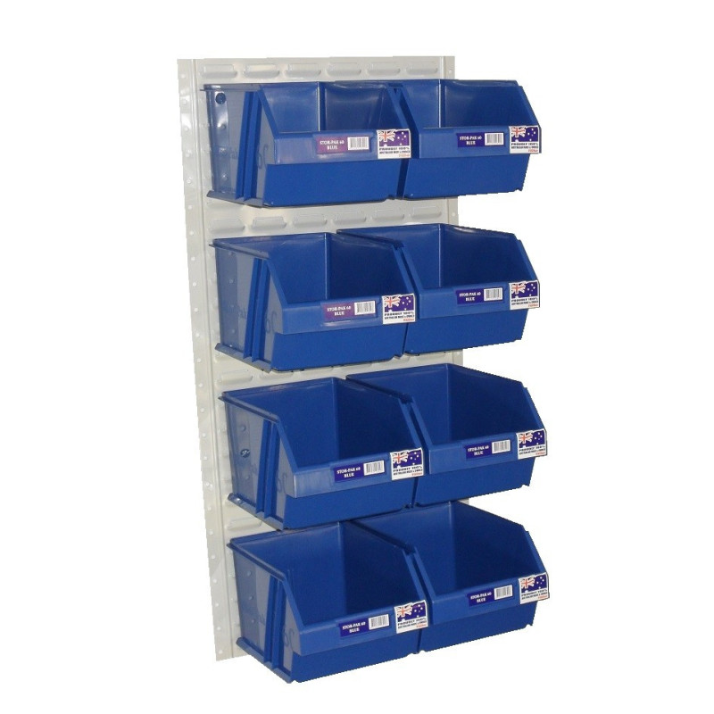 Louvre Panel Kit with Stor-Pak 60  Plastic Boxes