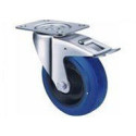 Industrial Blue Rubber - Swivel Plate and Brake
