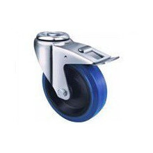 Industrial Blue Rubber - Bolt Hole Type with Brake