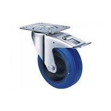 Industrial Blue Rubber - Swivel Plate and Brake